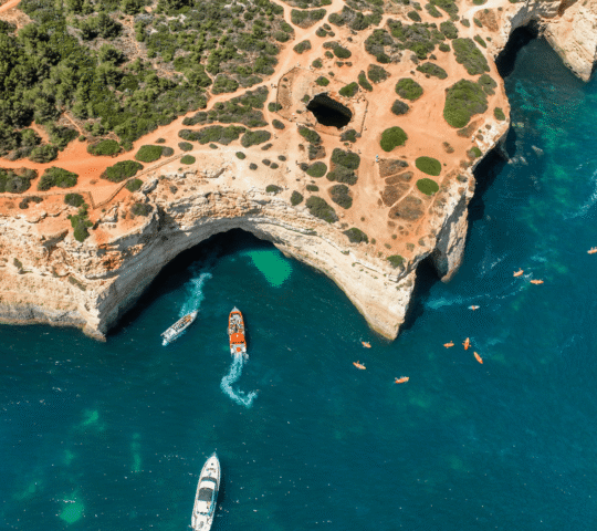 Benagil: Benagil Caves and Secret Spots Guided Kayaking Tour Benagil: Benagil Caves and Secret Spots Guided Kayaking Tour