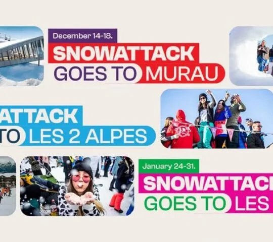 Snowattack International & Student Festival 2026, Les Deux Alpes & Les Orres, France