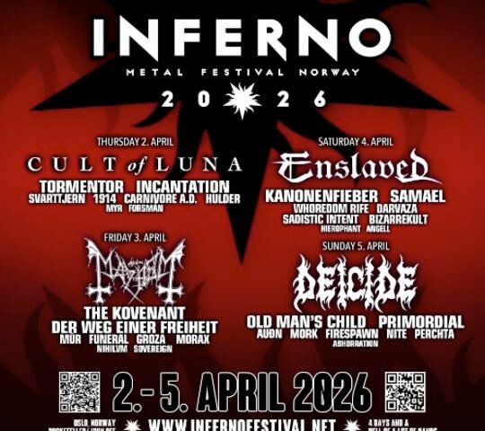Inferno Metal Festival 2026, Oslo, Norway