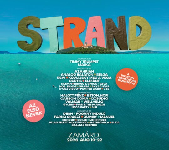 Strand Festival 2026, Zamárdi, Hungary