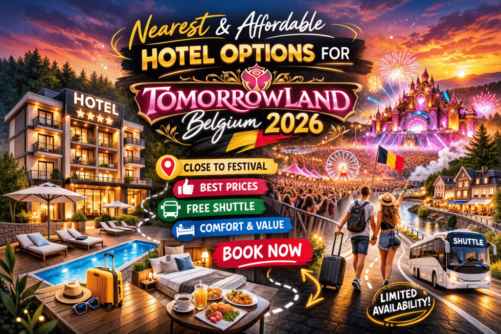 Nearest and Affordable Hotel for Tomorrowland Belgium 2026