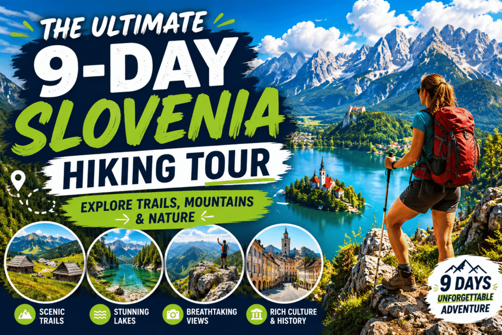 9-Day Slovenia Hiking Tour: Explore Trails, Mountains and Nature